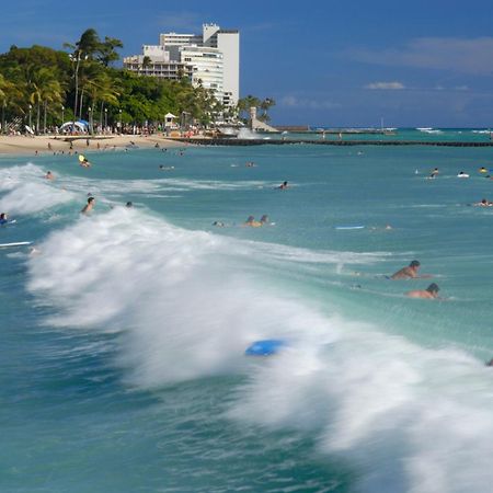 Renovated With City View At Aqua Palms Waikiki 檀香山 外观 照片