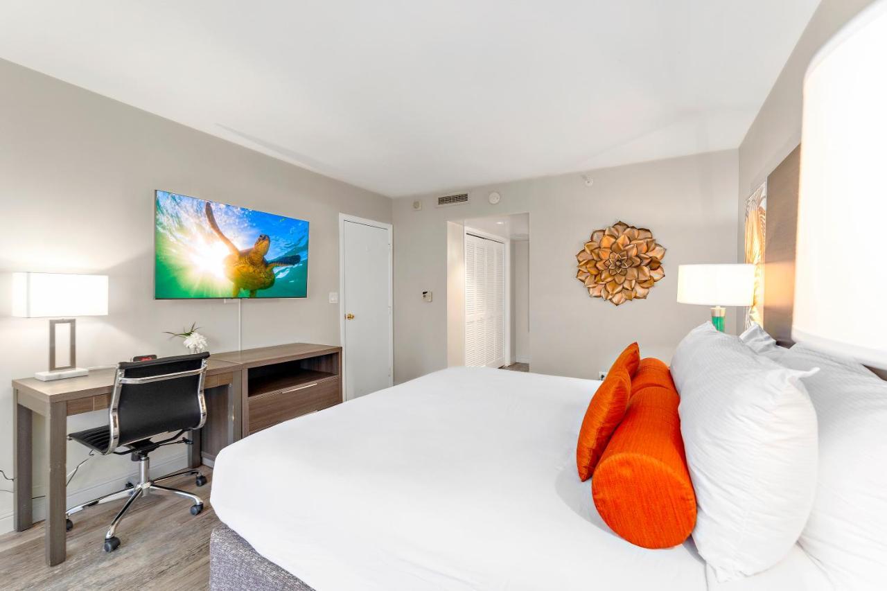 Renovated With City View At Aqua Palms Waikiki 檀香山 外观 照片
